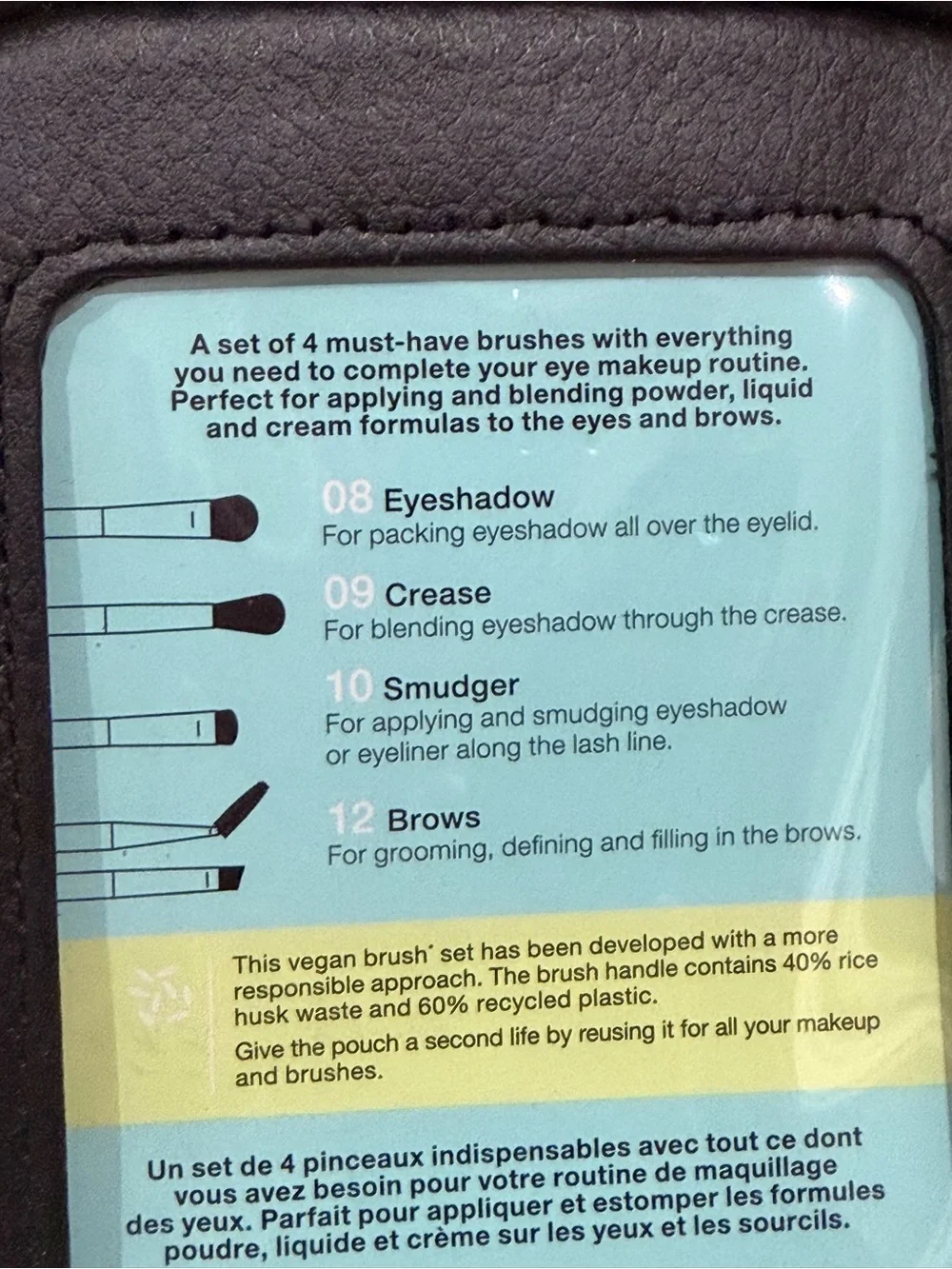 Sephora Eye Brush Set in Black